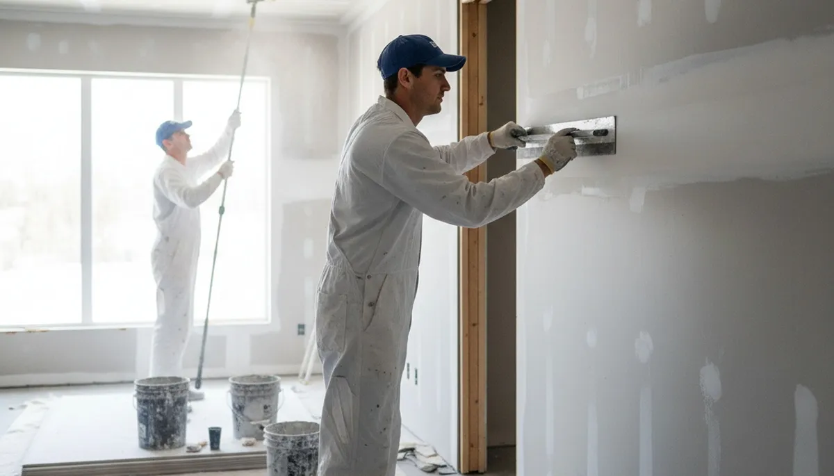 Colorado Springs drywall repair by Paint Pros for cracks, holes, and water damage, ready for painting