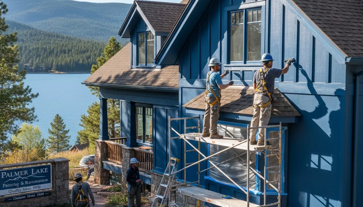 Painting crew providing house painting services in Colorado Springs, CO
