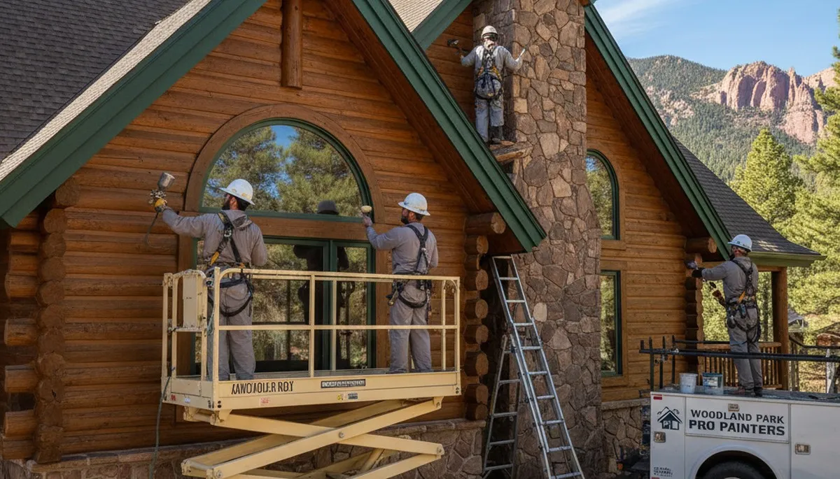 Exterior house painting service in Colorado Springs, CO for a residential home